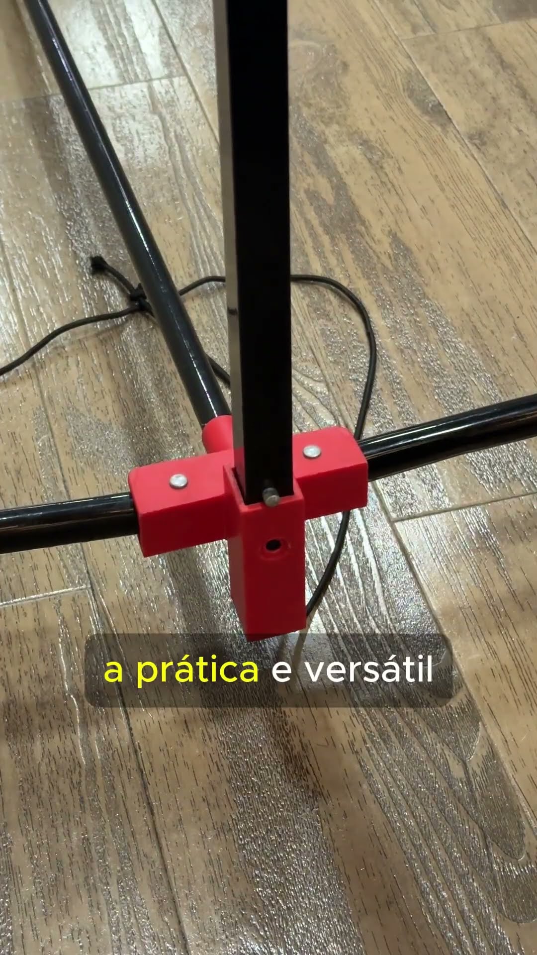Vídeo 1 — Rede portátil para mini-tênis com postes e estrutura de aço com 6x1m Pista e Campo