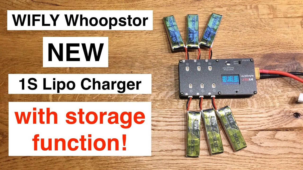 VIFLY Whoopstor | NEW 1S Lipo Charger with Storage function