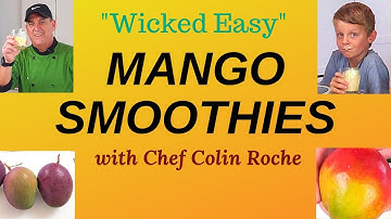 SMOOTHIE / Mango Coconut Banana! Wicked Easy & Very Delicious!