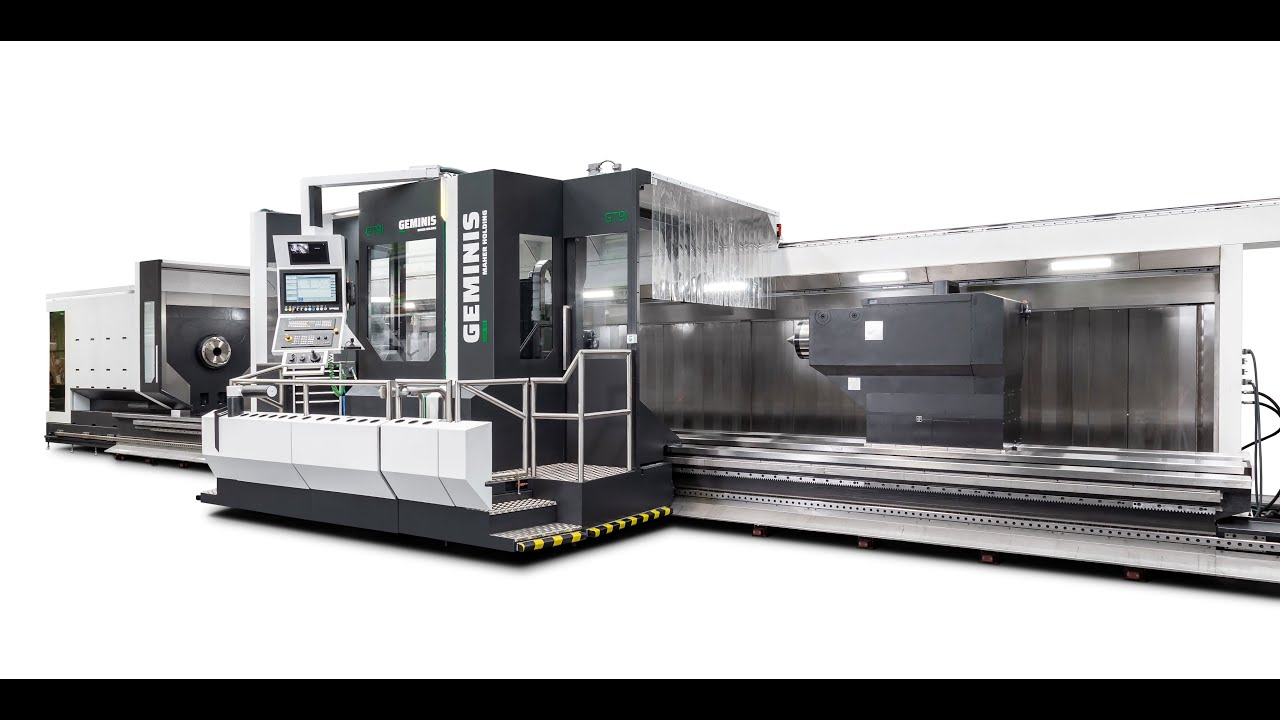 CNC lathe machine tool GT9i G4 2000x12 - YouTube