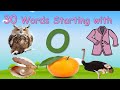 Learn 30 Words Starting with Letter O: Engaging Vocabulary Lesson