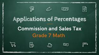 Commission and Sales Tax (Applications of Percentages) | Grade 7 Math Matatag T1W4P4 (Tagalog)