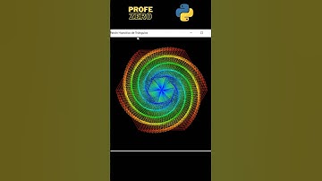 ¡Haz que tu Pantalla Hipnotice! Patrón Espiral en Python 🌀💻 #shorts #python