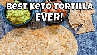 Best Keto Tortilla EVER  'Pan Head' Dough  Lupin Flour  1g net carbs