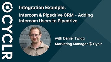 Intercom Pipedrive CRM Integration - Adding Intercom Users to Pipedrive