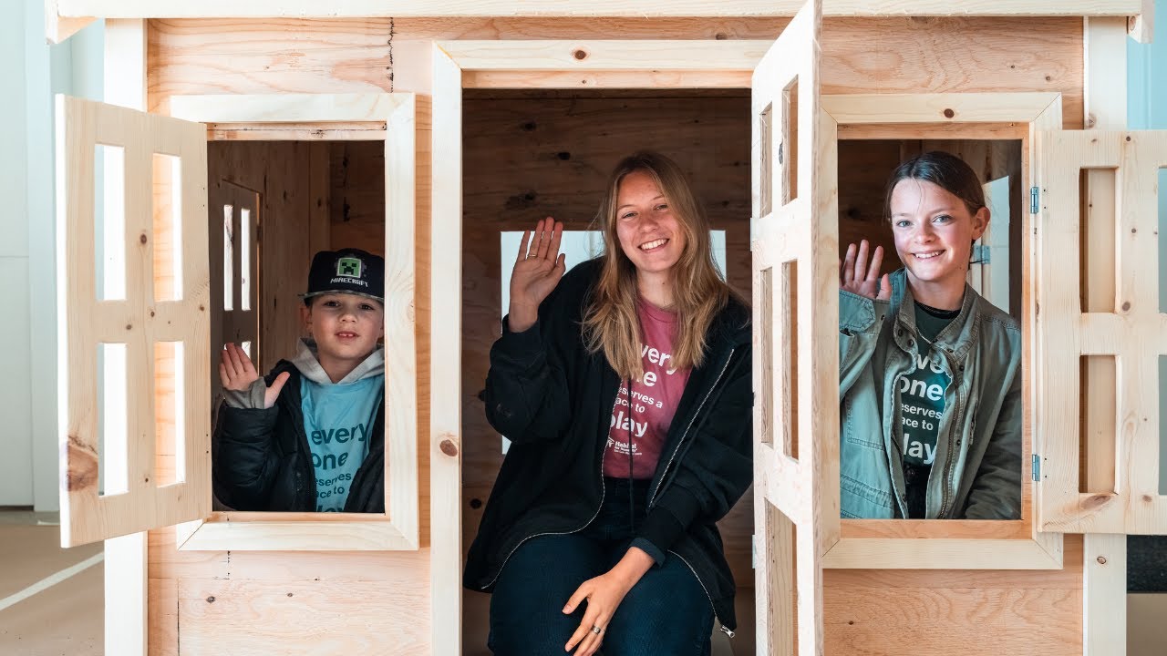 Playhouse Build Program Habitat SLO County YouTube
