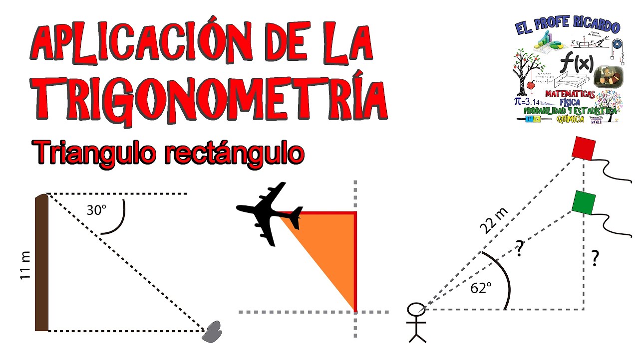 Aplicaciones de la trigonometria en triángulo rectángulo - Ejercicio 3