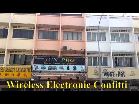 JUN PRO Wireless confitti *stage *opening ceremony * Malaysia