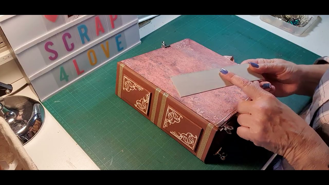 TUTO ALBUM VINTAGE LIBRARY - COUVERTURES EXTÉRIEURE ET INTÉRIEURE