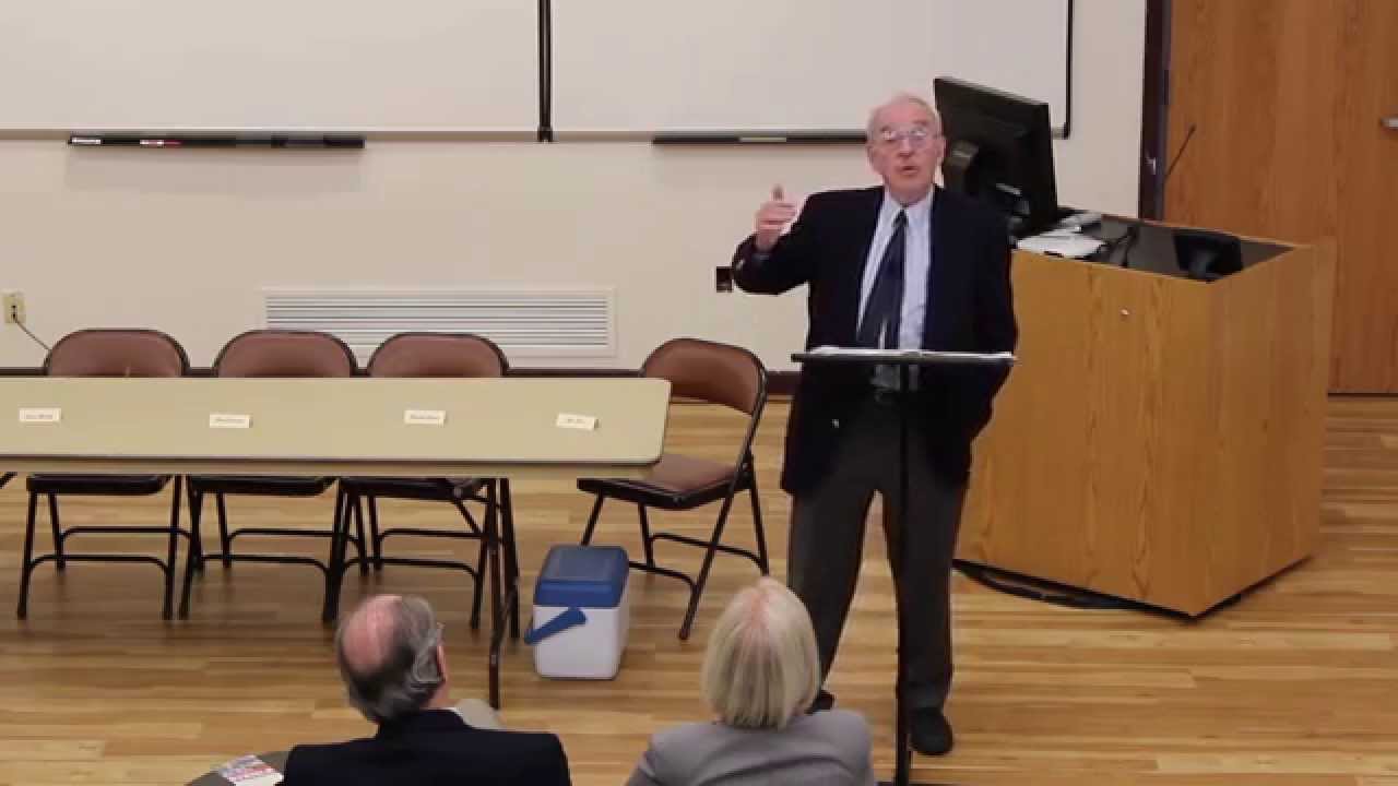 Dr Ron Sider speaking on Social Justice