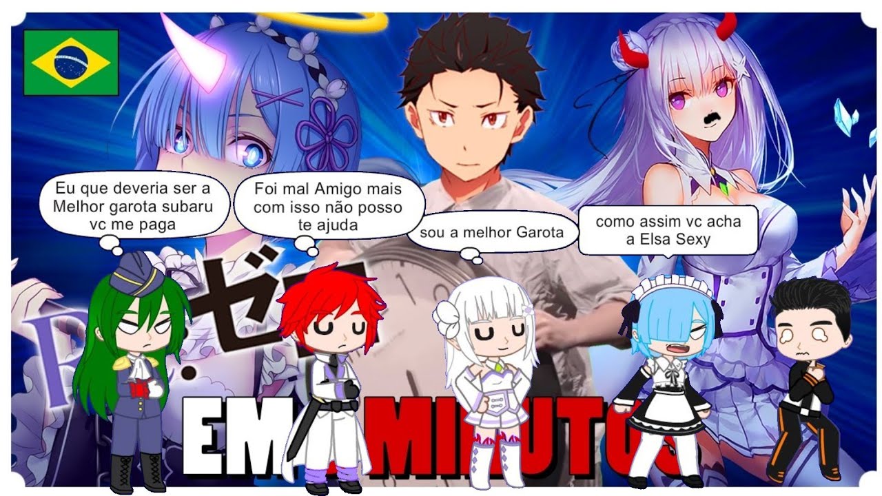Re:Zero React Re:Zero em 8 minutos(Fandub)