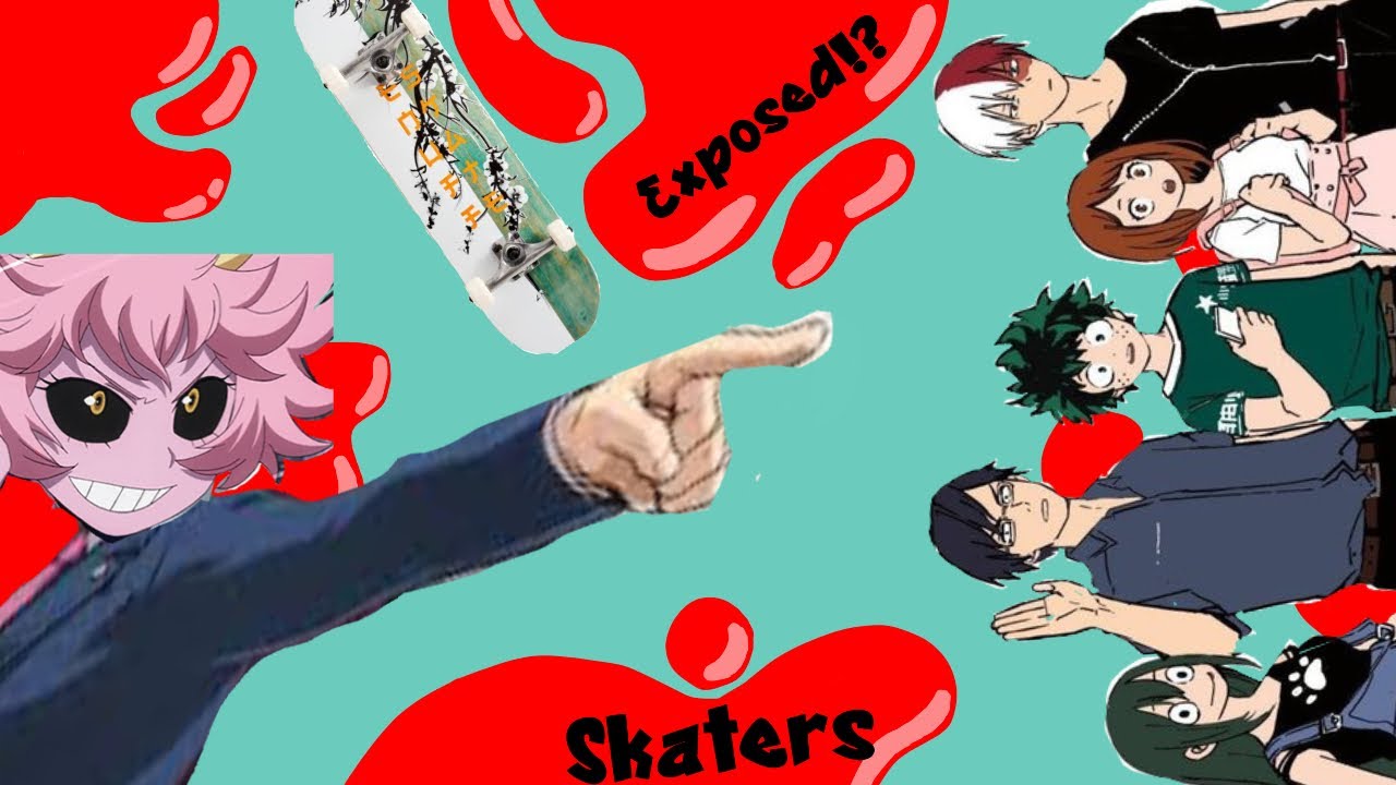 Mina exposes Dekusquad!?!? | skater AU | plot twist!