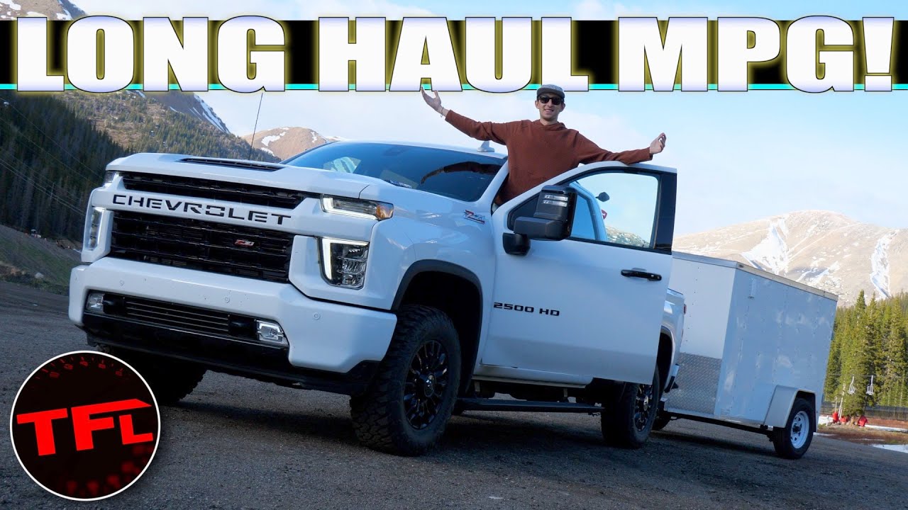 Will A Chevy Silverado HD Diesel Do A 500-Mile Towing Road Trip On ONE TANK?