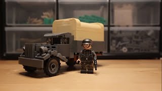 Lego WWII German opel blitz tutorial