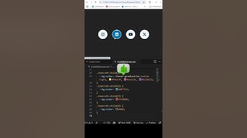🌐 Social Media Icons with Hover Animation | HTML & CSS #webdevelopment #coding #animation #shorts