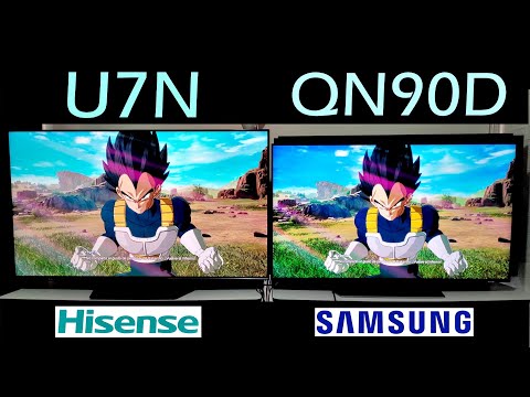 HISENSE U7N vs SAMSUNG QN90D / 144Hz Mini LED 4K Smart TVs HISENSE U7N vs SAMSUNG QN90D / 144Hz Mini LED 4K Smart TVs