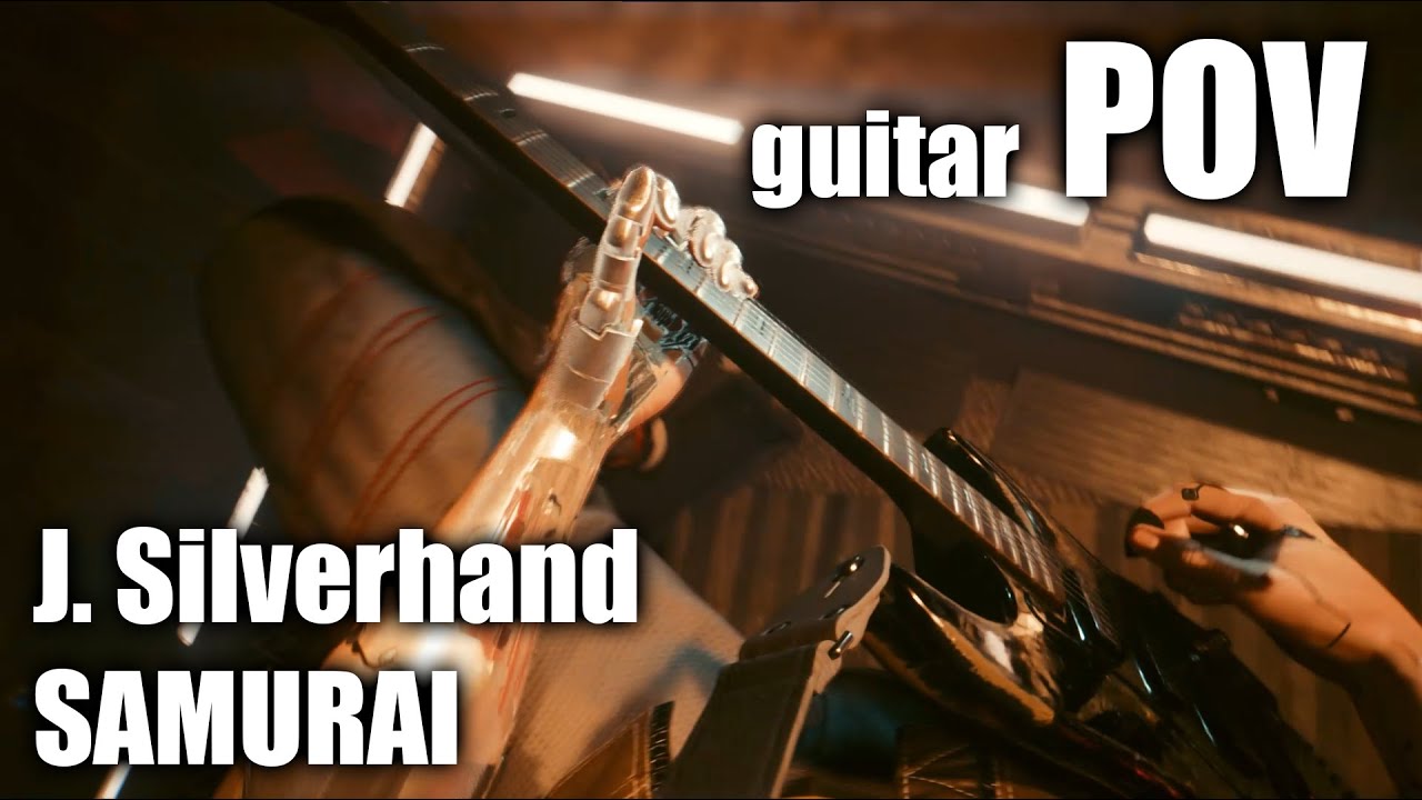 POV Guitarra Solo - Johnny Silverhand - Samurai - PT/BR