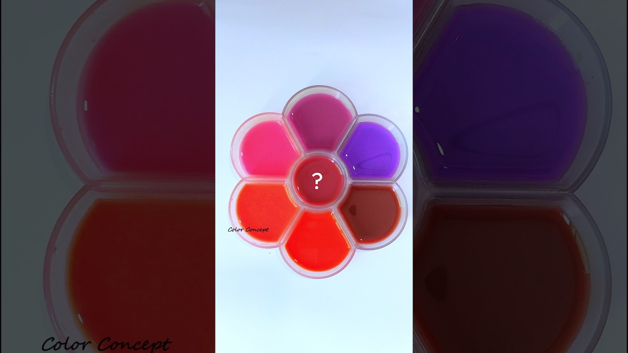 Surprising color recipes/Guess the mixed colors  