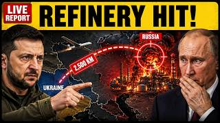 Ukraine Just Hit Russia's Largest Refinery 2,500 Kilometers Deep β Putin's Fuel Shield Is Breaking