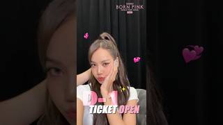 BLACKPINK WORLD TOUR [BORN PINK] FINALE IN SEOUL TICKET OPEN D-1