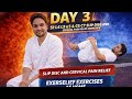 Day 3 Back &amp; Neck Pain Relief Routine | Slip Disc &amp; Cervical Exercises at Home #youtubeshorts #spine