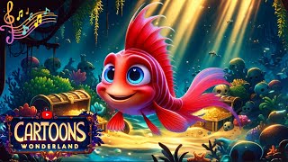 The Red Fish - Cartoons Wonderland | Kids Song | Funny Songs | Cartoon Fish | Baby Song | Baby Shark