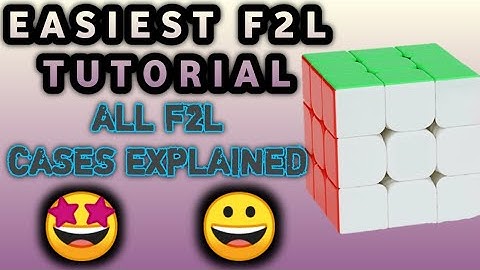 Best F2L tutorial || All F2L cases explained