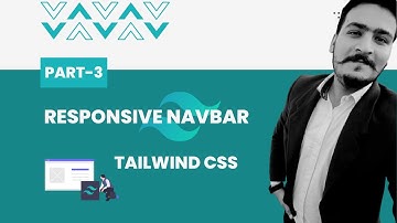 Responsive Navbar using Tailwind CSS #tailwindcss 🔥