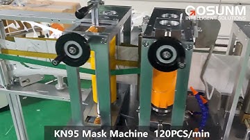 KN95 Mask Machine | KN95 mask Making machine with 120pcs/min