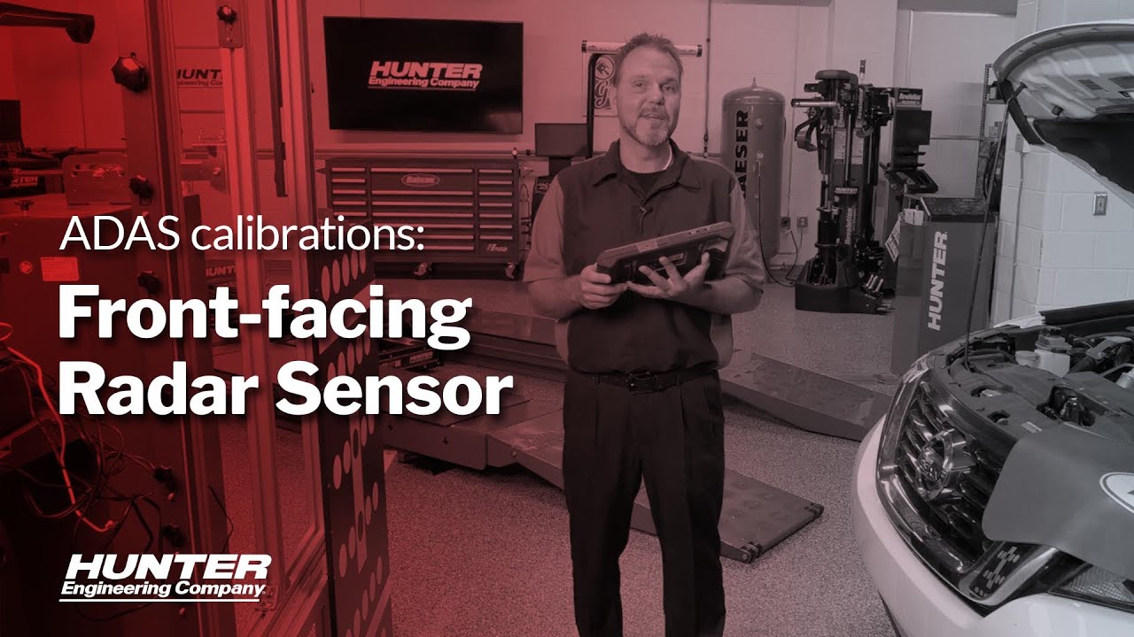 ADAS calibrations: Front-facing radar sensor for the Nissan Pathfinder