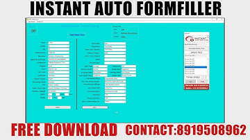 MATRIMONIAL FORM FILLING AUTOTYPER/ FORM FILLER/ INSTANT FORM FILLING AUTOTYPER/ AUTOTYPER