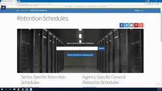 Introducing the New General Retention Schedule Interface by Rebekkah Shaw (RIM Month 2018)