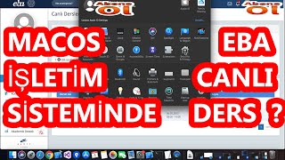 MacOS işletim sisteminde eba canlı ders nasıl yapılır screenshot 4