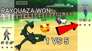 Rayquaza Sweeps an Entire Team (Pokemon Showdown Random Battles) (High Ladder)