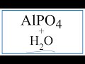 Aluminum Phosphate Solubility Concepts