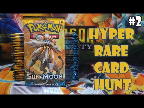 Pokemon Hyper Rare Card Hunt - Sun and Moon Booster Pack Opening - Part 2