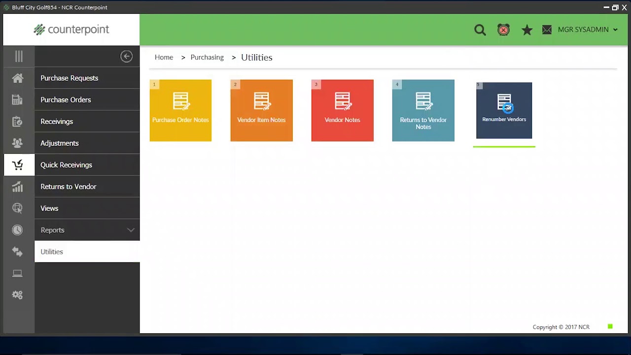 How to Renumber Vendors in NCR Counterpoint - Counterpoint Quick Notes ...