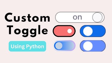 How to Make a Custom Toggle Button in Tkinter Python