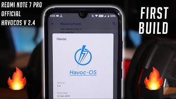 Offcial HavocOS V2.4 For Redmi Note 7 Pro || Review || How To Install 😍🔥