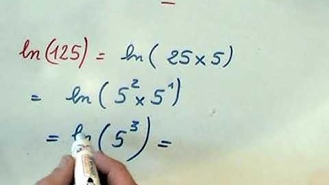Calculs avec logarithme népérien et puissance. MATHS TERMINALE