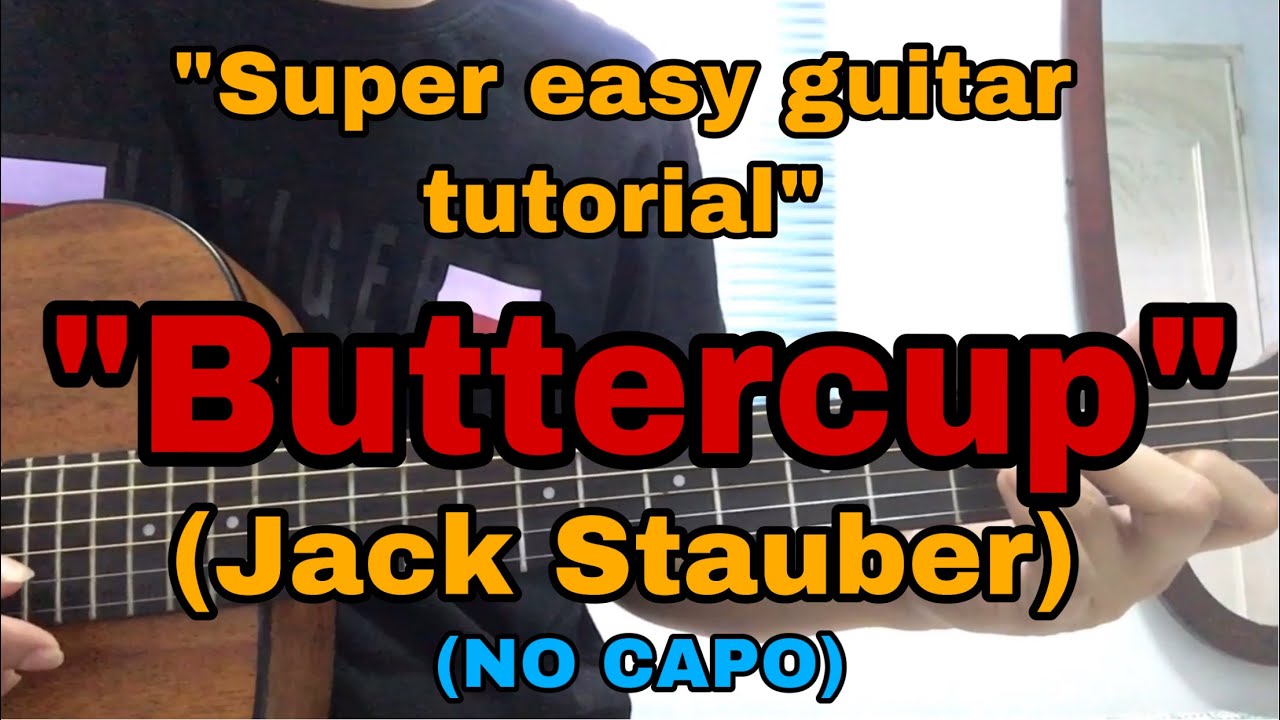 Buttercup Jack Stauber(Easy Guitar Tutorial No capo) YouTube