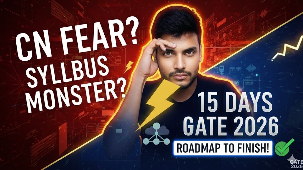 How to complete Computer Network 15 Days Roadmap 🔥 | GATE 2026 - YouTube