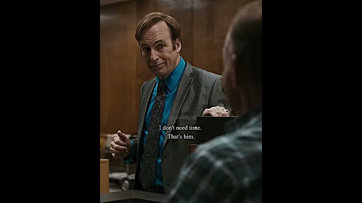 SAUL GOODMAN - ''Your Honour, my client''