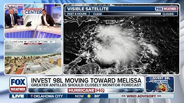 Invest 98L Likely To Become Tropical Storm Melissa