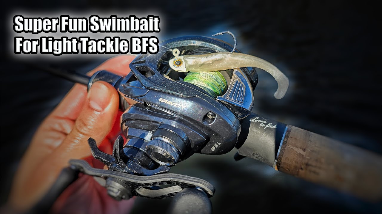 Удивительная приманка BFS Swimbait — Z-Man Slim SwimZ — ловится на катушку New Ark Gravity BFS