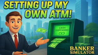 ⚙️ Setting Up My Own ATM in the City! | Banker Simulator Ep. 2