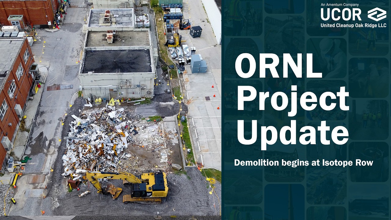 Demolition begins at ORNL’s Isotope Row