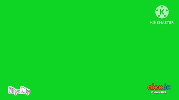 Nick Jr. Channel Green Screen Screenbug (Movies & Live Shows)