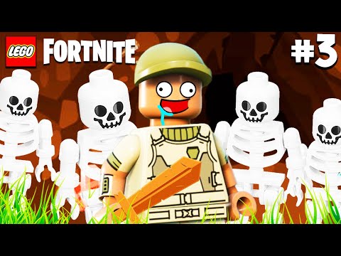 Видео: UN SOLDADO CONTRA 100 ESQUELETOS | #3 | LEGO FORTNITE