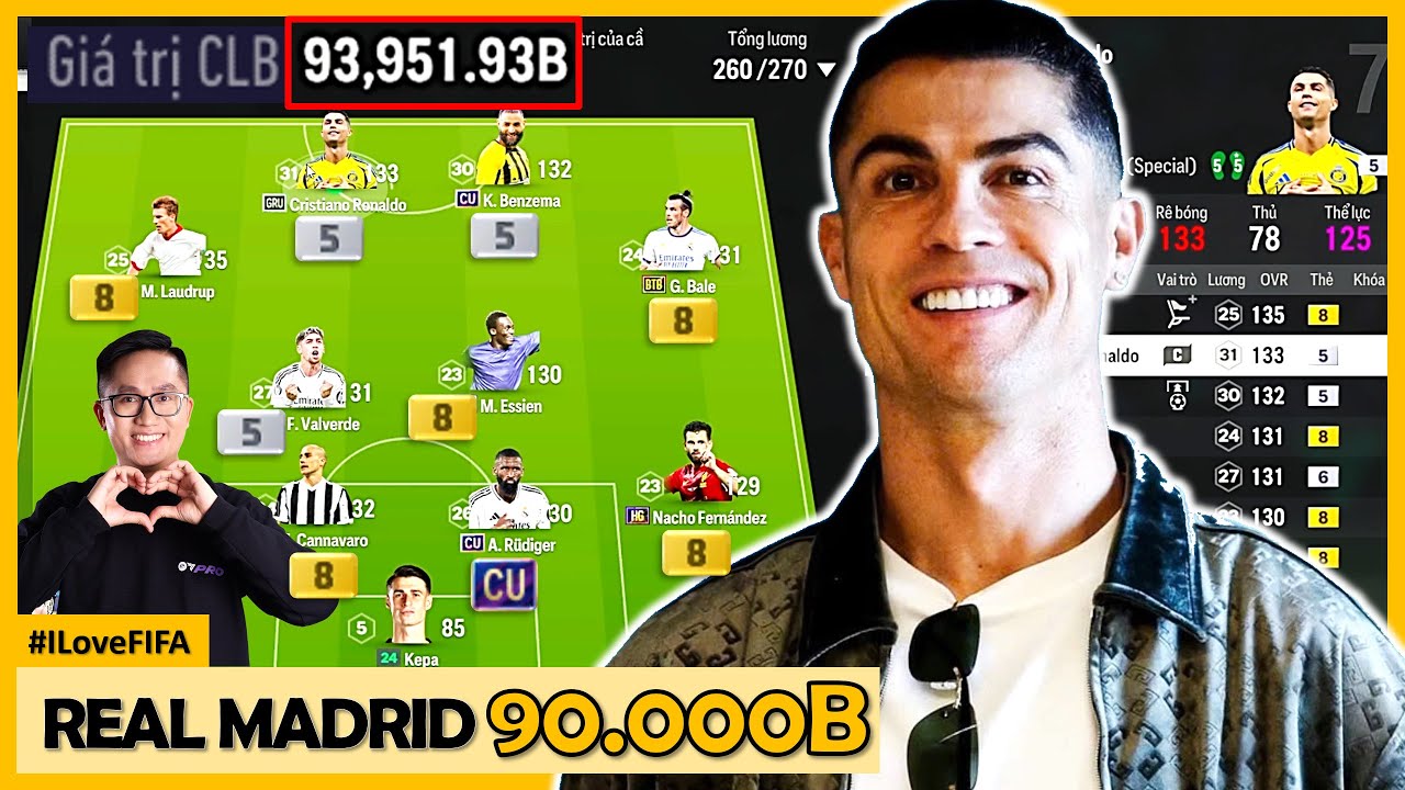 hoyeah slots Phá Bay 90.000 Tỏi I Love Hoàn Thiện Siêu ĐỘI HÌNH REAL MADRID Cùng Bộ Ba BBC: CR7, BALE, BENZEMA